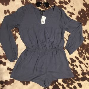 Forever 21 grey romper